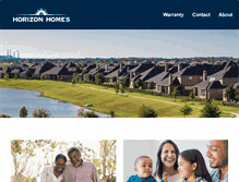 Tablet Screenshot of horizonhomes.com